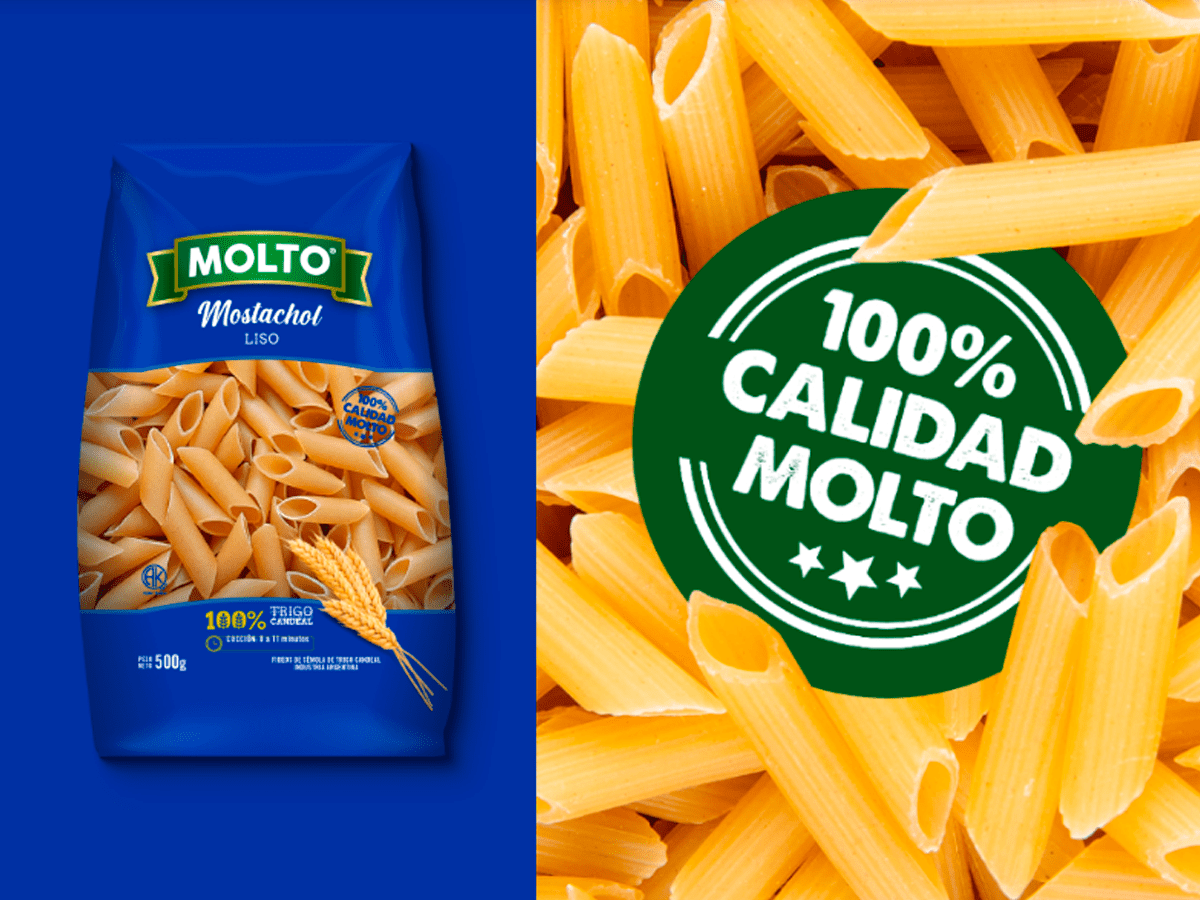Molto: pastas y productos de la marca